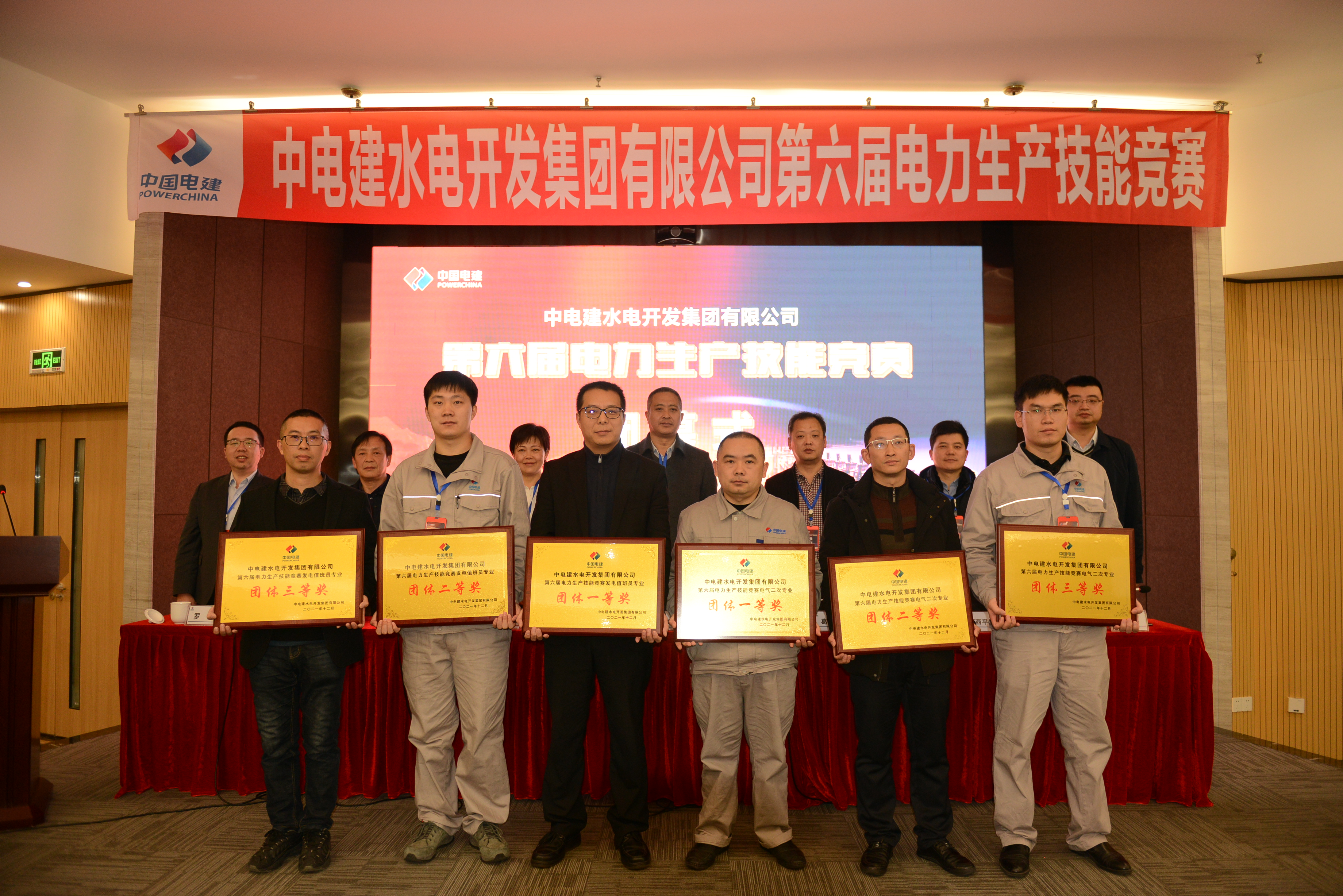 公司荣获第六届电力生产技能大赛团体一等奖